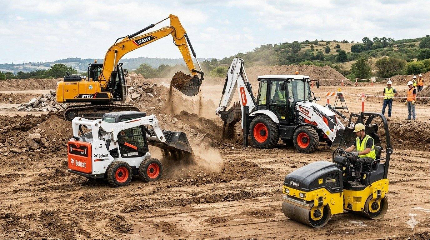 Movimiento de tierras MAKRA: obra en ejecución