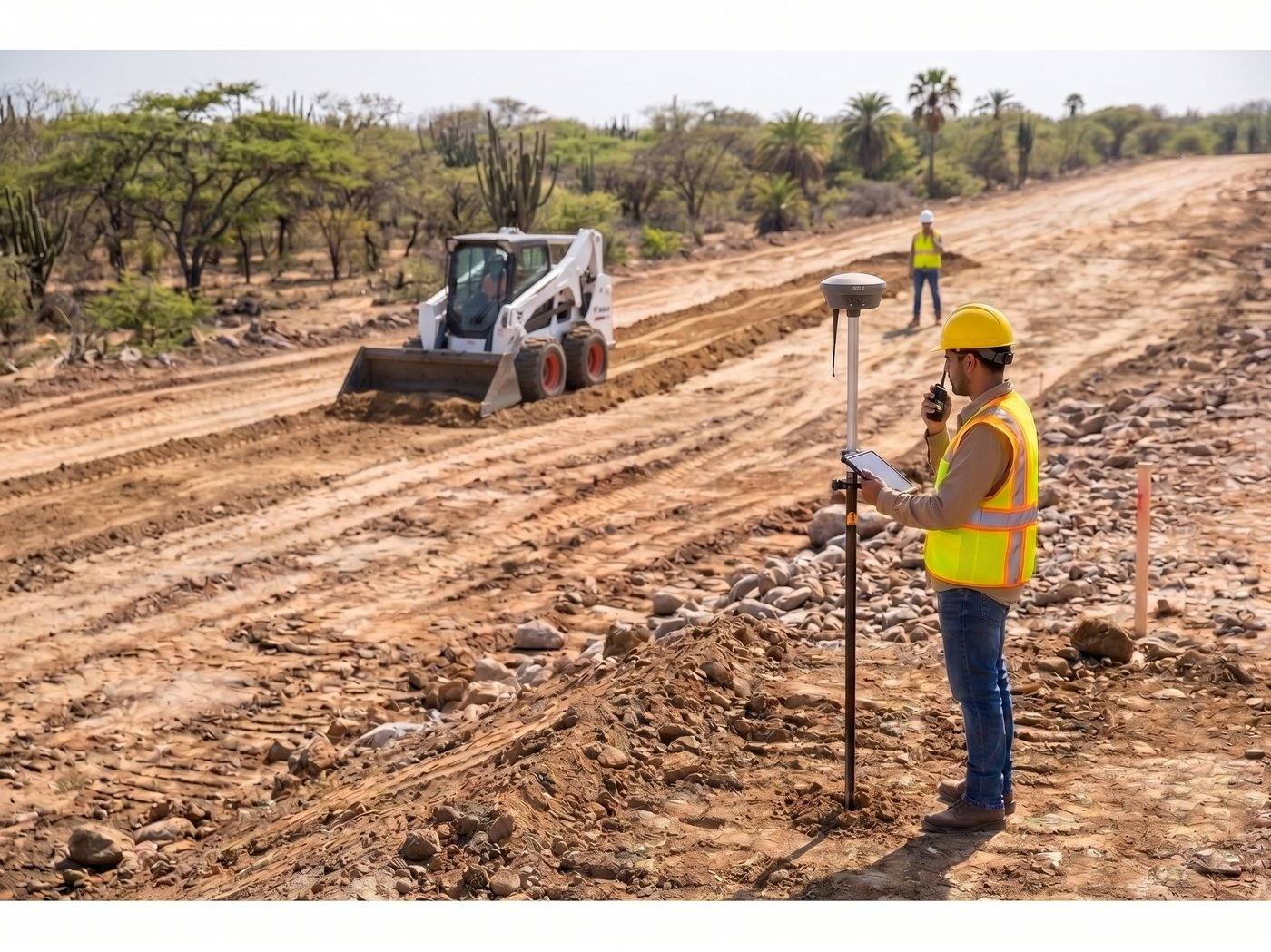 Levantamiento topográfico de vía